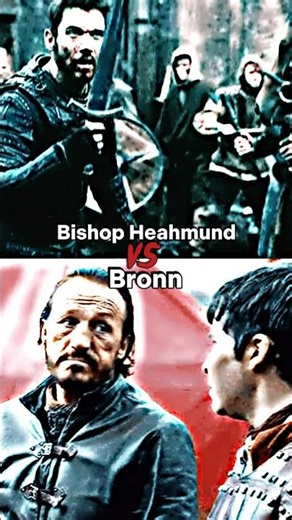Bishop Heahmund VS Bronn. Who wins? #asoiaf #vs #gameofthrones #fyp #vikings #shorts #edit #battle