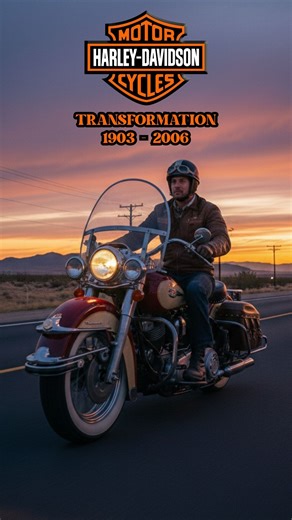 TRUFROM PROJECT on Instagram: "Harley-Davidson Evolution Timeline (1903–2006) | Classic to Modern Motorcycles #trufromproject #HarleyDavidson #MotorcycleEvolution #ClassicMotorcycles #VintageMotorcycles #MotorcycleHistory #AmericanMotorcycles #MotorcycleTimeline #AIMotorcycle #AIVideo #ClassicToModern"