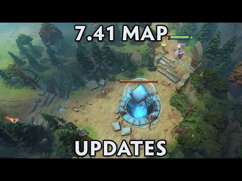new map changes 7.41 Dota 2