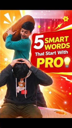 5 Smart Words That Start With PRO 💡 #shorts #yosho