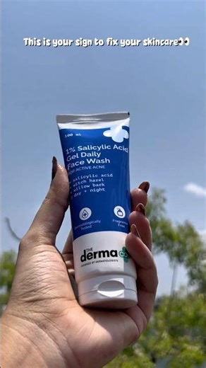 Loving The Derma Co 1% Salicylic acid gel face wash💙