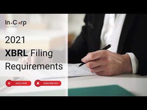 What are the Singapore XBRL Corporate Filing Requirements from 2021 ? | InCorp Global