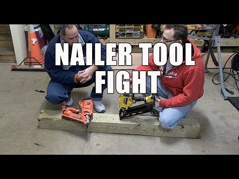 NAILERS Paslode vs DeWALT - Friday Night Tool Fight