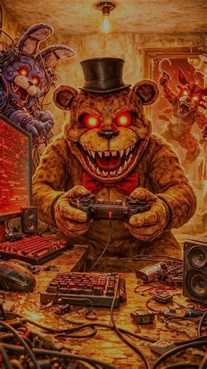 Here’s What To Do If Freddy Is Using Your Computer at Night #scary #shorts #creepy