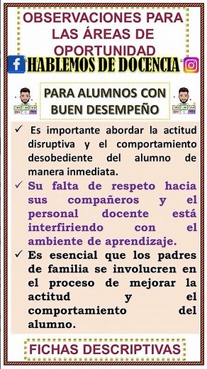 Fichas descriptivas. Recomendaciones y Observaciones #cicloescolar2025#NuevaEscuelaMexicana