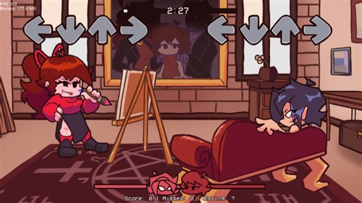 gf与nene的神秘交往？FNF 优质单曲模组 HotPink 流程演示