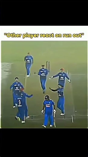 others player react run out but one man is big heart ❤️