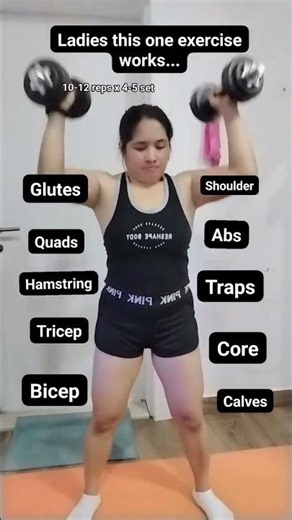 SQUAT TO ARNOLD PR /FULLBODY WORKOUT#motivation #fitmom #shorts