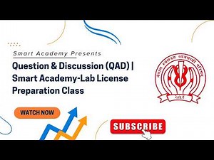 QAD Lab License Class | Smart Academy | Lab License Preparation Nepal