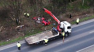 Horror pictures show mangled Ferrari F8 after smash left man in 30s dead