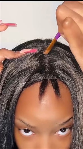 Yah or Nay?👀👀Making a T part wig to a V part Get what you need to know of wig and hair🥰 . Stay tuned for more🙌 DM for u part wig link💃 Or click: https://bit.ly/3rXC4V1 ------------------------------ Wig experts and hair factory owners🤍 #upartwig #vpartwig #halfwig #wiginstall #wighack #leaveoutstyle | Wig Tutorials