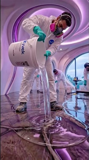 This alien room cost a thousand dollars#fyp #ai #epoxy #goviral