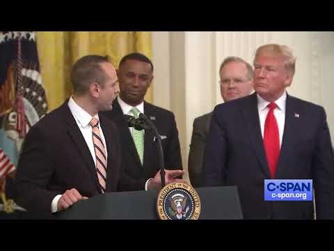 President Trump Introduces John Koufos in the White House