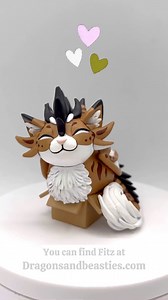 The purrrfect gift for the cat/fantasy lover! It’s Small Business Saturday! Some people seem to think we are a lot bigger than we are but we are just a few people working incredibly hard over here, I alone am the art department for everything😅 Support small today! Go find your favorite artists and give them some extra love today 🥰 Little throw back to the making of Fitz, the catdragon obsessed with boxes. If he Fitz, he sits! 🤣 It’s always interesting to see the original vs the vinyl figure. 