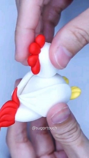 Easy Fondant Chicken 🐓