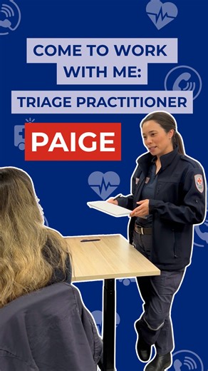 Meet Paige! She’s a triage practitioner here at AV. No two days are the same in secondary triage where the team is all about getting you the best care, in the right place, at the right time. #DayInTheLife | Ambulance Victoria
