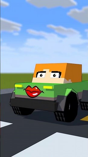 Steve Monster Truck vs Police Cars | Minecraft Animation