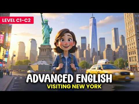Real Life English Conversation | Visiting New York City | Advance English | Shadowing