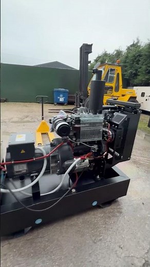 Ferbo 21kVA Open Type Diesel Generator Running | Single Phase | Telecoms Power