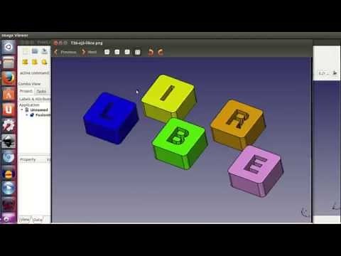 Tutorial de Freecad (36/40): Poniendo Textos