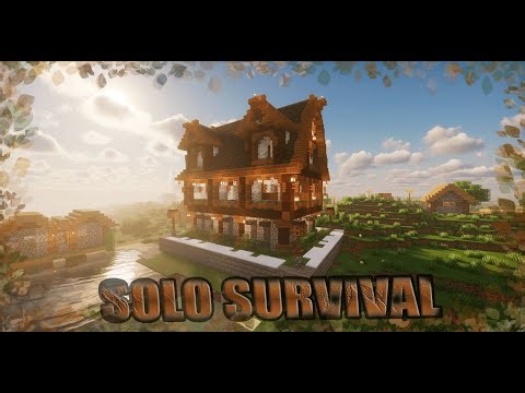 SOLO SURVIVAL HOUSE IN MINECRAFT