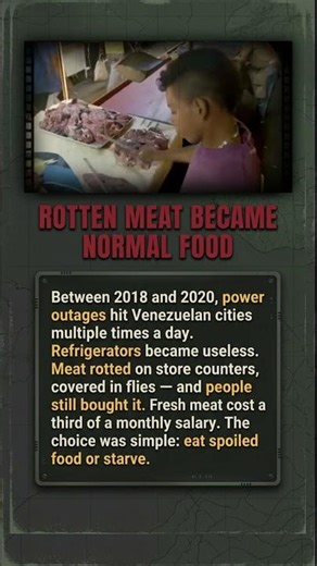 ROTTEN MEAT BECAME NORMAL FOOD