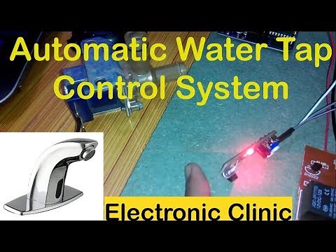Arduino based Automatic Water tap using solenoid valve, infrared sensor, relay and transistor