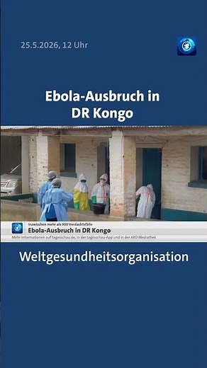 DR Kongo: Ebola breitet sich aus #Ebola #Kongo #WHO #Nachrichten #tagesschau #news