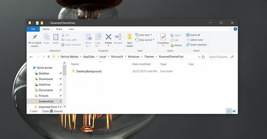 How To Find Synced Wallpapers On Windows 10