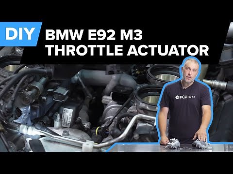 BMW E92 M3 Throttle Body Actuator Replacement DIY (2008-2013 BMW E90, E92, E93 M3 - S65 V8)