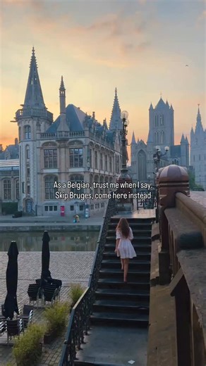 Welcome to… ✨ 📍 Ghent in Flanders (northern Belgium) WHY YOU SHOULD VISIT 🎨 Arts & Culture Scene🎨 🏰 The medieval castle in the city centre 🏰 🍀 Sustainability is their middle name🍀 Ghent spearheaded the plant-based movement in Flanders and is still considered the veggie capital of Europe. 🚲 Bike until you drop… 🚲 Ghent is the biking capital of Flanders. It’s a breeze to cycle around as the city centre has really good cycling infrastructure. ✨Are you adding Ghent to your bucketlist? ✨ Pla