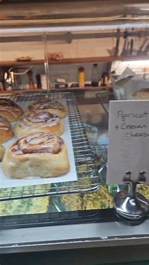 The roll up today, Double cheese scones, Cinnamon scrolls and new to our cabinet today, Apricot and Cream Cheese muffins. These delicious muffins have a half of apricot with a dollop of cream cheese in the middle of them...definitely worth a try | Ritual Espresso Cafe | Facebook