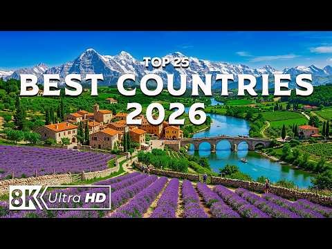 Top 25 Most Beautiful Countries to Visit – A Journey Through Stunning Landscapes | Travel Video 4K