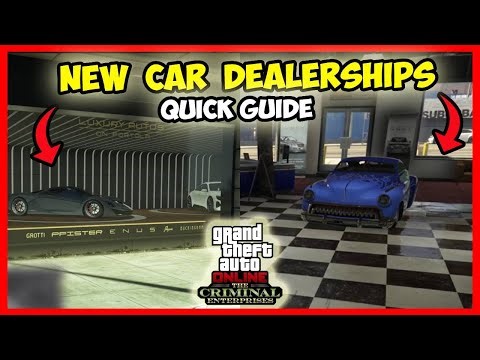 *NEW* CAR DEALERSHIPS IN GTA 5 ONLINE! (Car Dealerships Locations Guide)