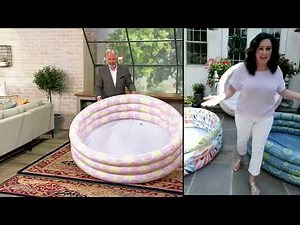 Vivid Living 5-foot Inflatable Pool on QVC