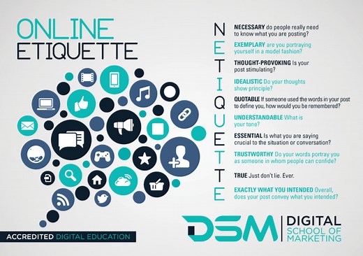 What is social media etiquette? | DSM | Digital School of Marketing