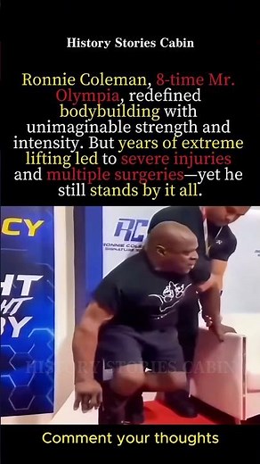 Ronnie Coleman Paid the Price… And Still Has No Regrets