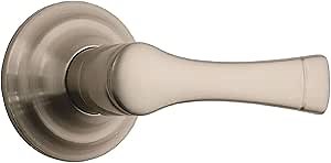 Amazon.com: BRINKS - Harper Quick Lock Privacy Door Lever, Satin Nickel - Brushed Nickel Easy Locking Door Handle Bed Bath Hands-Free : Everything Else