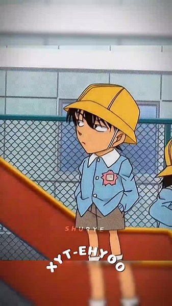"aku akan menunggumu sampai kau kembali... Shinichi" #shinichikudo #ra...