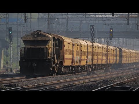 Non-Stop 130 KM/H Railfanning 🚆 | WDP4B WDP4D Diesel Monsters | Mumbai Western & Central Railway