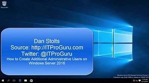 如何在 Windows Server 2016 上创建其他管理员用户