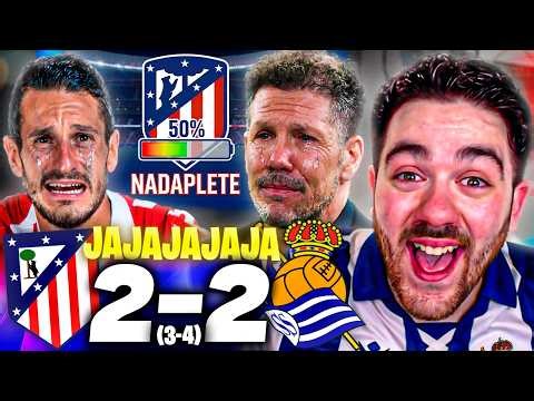 😂¡¡LLOROS ÉPICOS!! LA REAL SOCIEDAD HUMILLA al ATLÉTICO y PIERDE la COPA DEL REY 🤣¡SIMEONE QUEDATE!🤣
