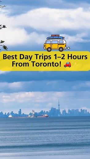 Best Day Trips from Toronto 🚗🇨🇦👍 (Save N Share) Here’s a curated list of the best things to do within 1–2 hours from Toronto — perfect for day trips or weekend escapes: 🌳 Nature & Outdoor Adventures ✅ 1. Royal Botanical Gardens – Burlington 🌺 Canada’s largest botanical garden with trails & scenic views. ✅ 2. Rattlesnake Point – Milton 🧗‍♀️ Amazing cliff views, hiking, and rock climbing. ✅ 3. Crawford Lake Conservation Area – Milton 🚶‍♂️ Indigenous village site boardwalk trail around a me