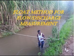 🔴Discharge measurement in rivers | Flow measurement | Float method | Velocity-Area method | Rwanda