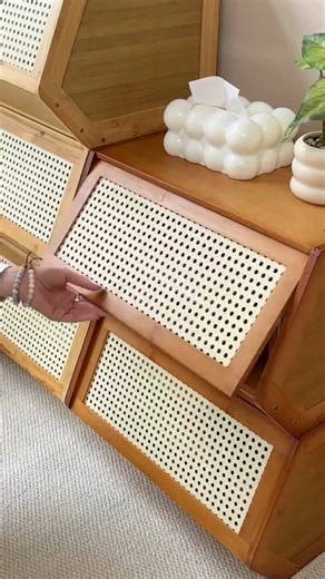 8.6K views · 39 reactions | Turned this simple IKEA 3-tier cabinet into the cutest storage + decor piece ever ✨. The drawers hide all the clutter while the shelves keep everything looking clean and aesthetic . Super functional, super pretty — honestly the best combo for any room .  Who else loves an easy IKEA hack that upgrades both style AND storage?  #IKEAHack #HomeDecor #SmartLiving #DIYHomeStyle #StorageGoals #RoomAesthetic #SpaceSaver | House Decor Magic | Facebook