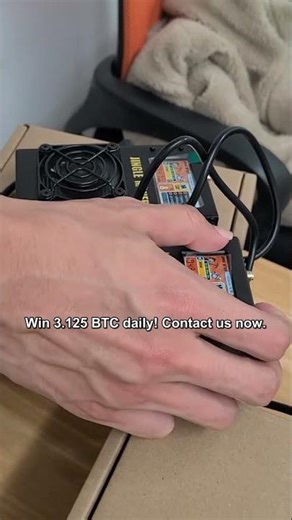 My tiny ASIC miner in action.