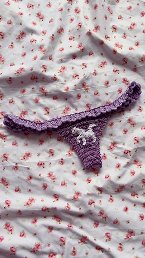 DIY Unicorn Undies Crochet Tutorial for XS Size