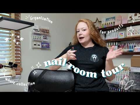✨ My DREAM Nail Room Tour! ✨| Aesthetic Studio + Organization Secrets | Full Collection & Favourites
