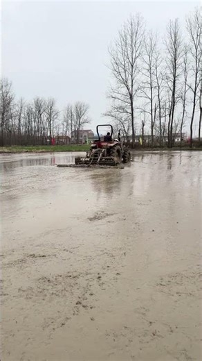 The unpowered pulping machine flattens the ground quickly and has high efficiency#Agricult