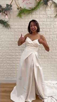 How to get makeup off your wedding gown! 🤍